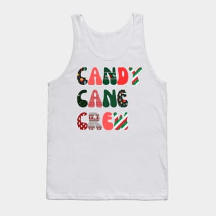 Candy Cane Crew Christmas Tank Top